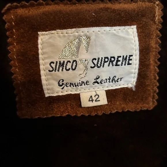 Vintage genuine leather winter coat! - Picture 3 of 6